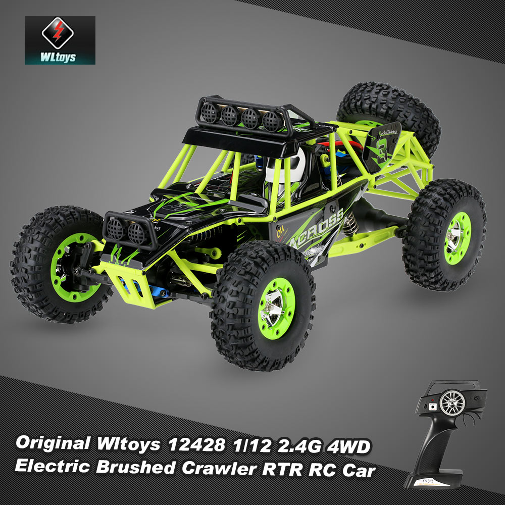 Get Extra $43 off Wltoys 12428 1/12 2.4G 4WD Electric Brushed Crawler RTR RC Car from RCMOMENT