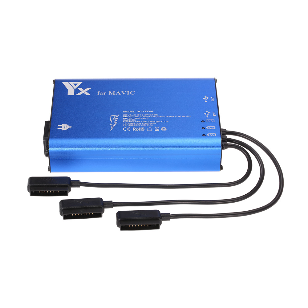 eu 5 in 1 Charger for DJI Mavic Pro FPV Drone 3 ...