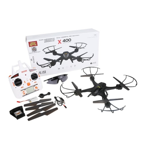 Holy Stone X400C FPV RC Quadcopter Drone с Wi-Fi-камерой Live Video One Key Return Функция Безголовый режим 2.4GHz 4-канальный 6-осевой гироскоп RTF Левый и правый ручный режим с очками